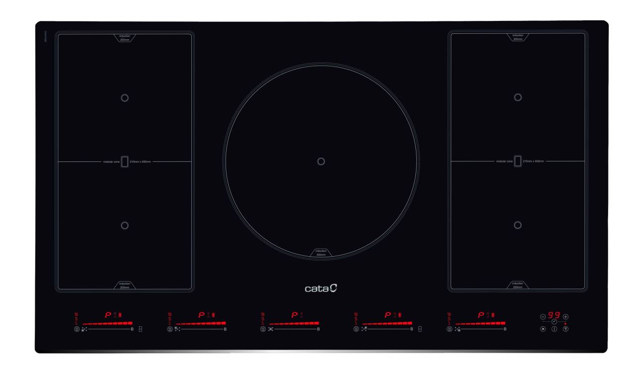 CATA - Beépíthető indukciós főzőlap INSB-9012 BK fekete