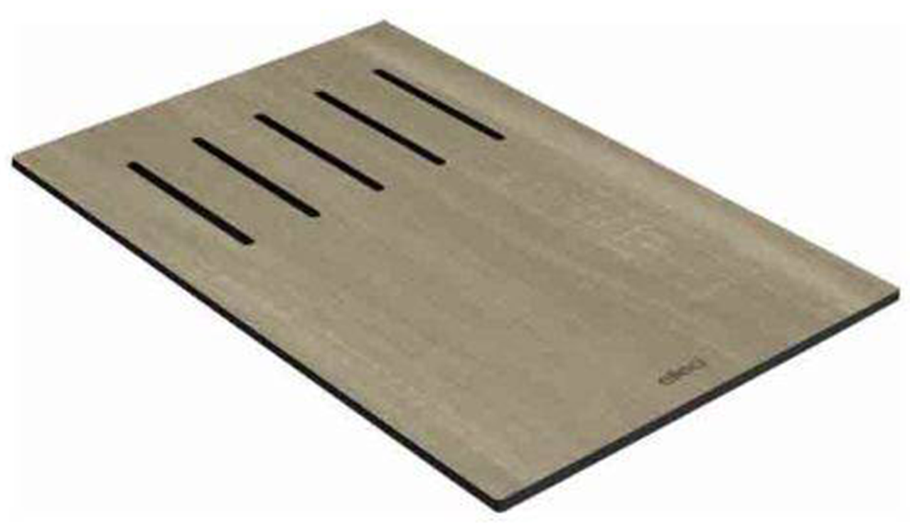 Elleci ATH040QU Vágódeszka HPL - Quercia tölgy - Kifutó termék!