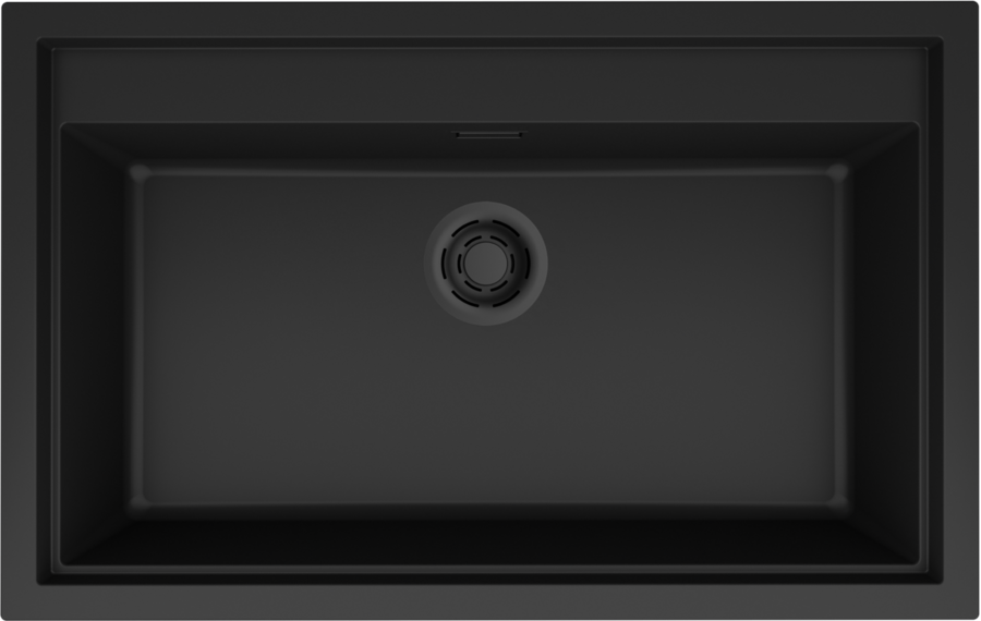 ELLECI - Mosogatótálca Sintesi 130 K86 Black fekete tartozékokkal