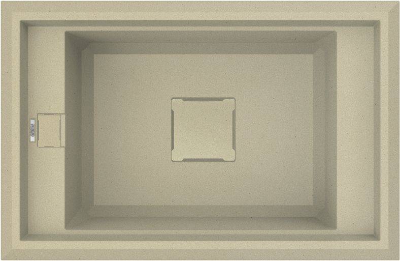 ELLECI - Mosogatótálca Value 130 K95 Champagne - Kifutó termék!