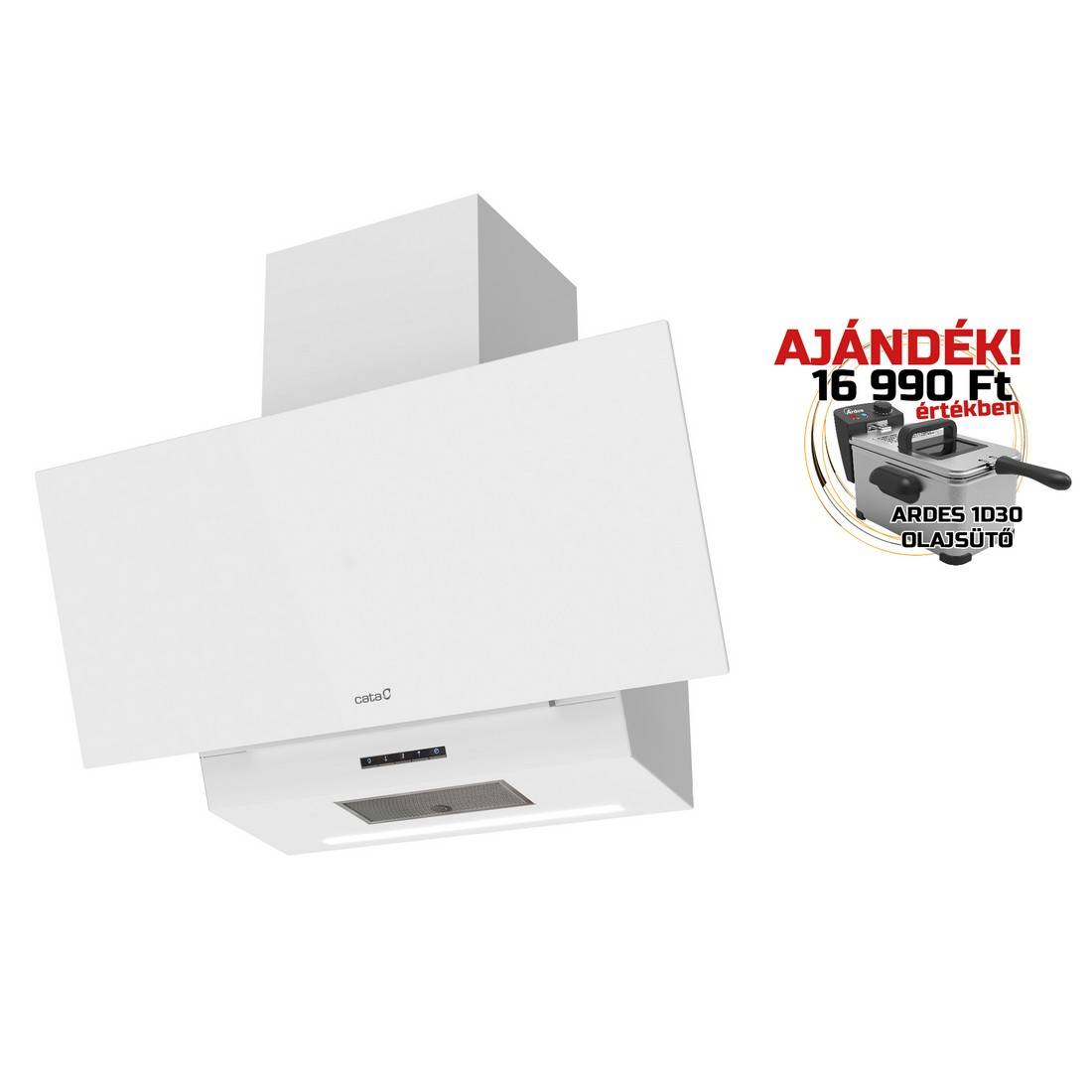 Cata - Páraelszívó Thalassa 900 GWH fehér + Fritőz 1D30