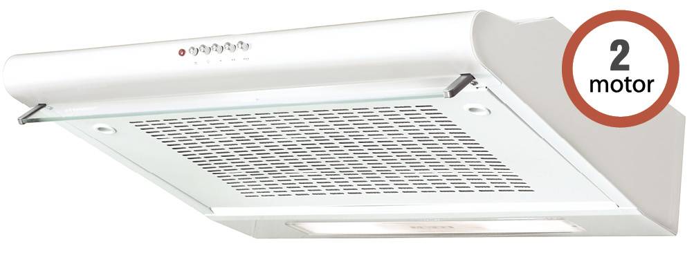 CATA - Páraelszívó P-3260 fehér WH/L LED (2 motoros) - A készlet erejéig rendelhető!