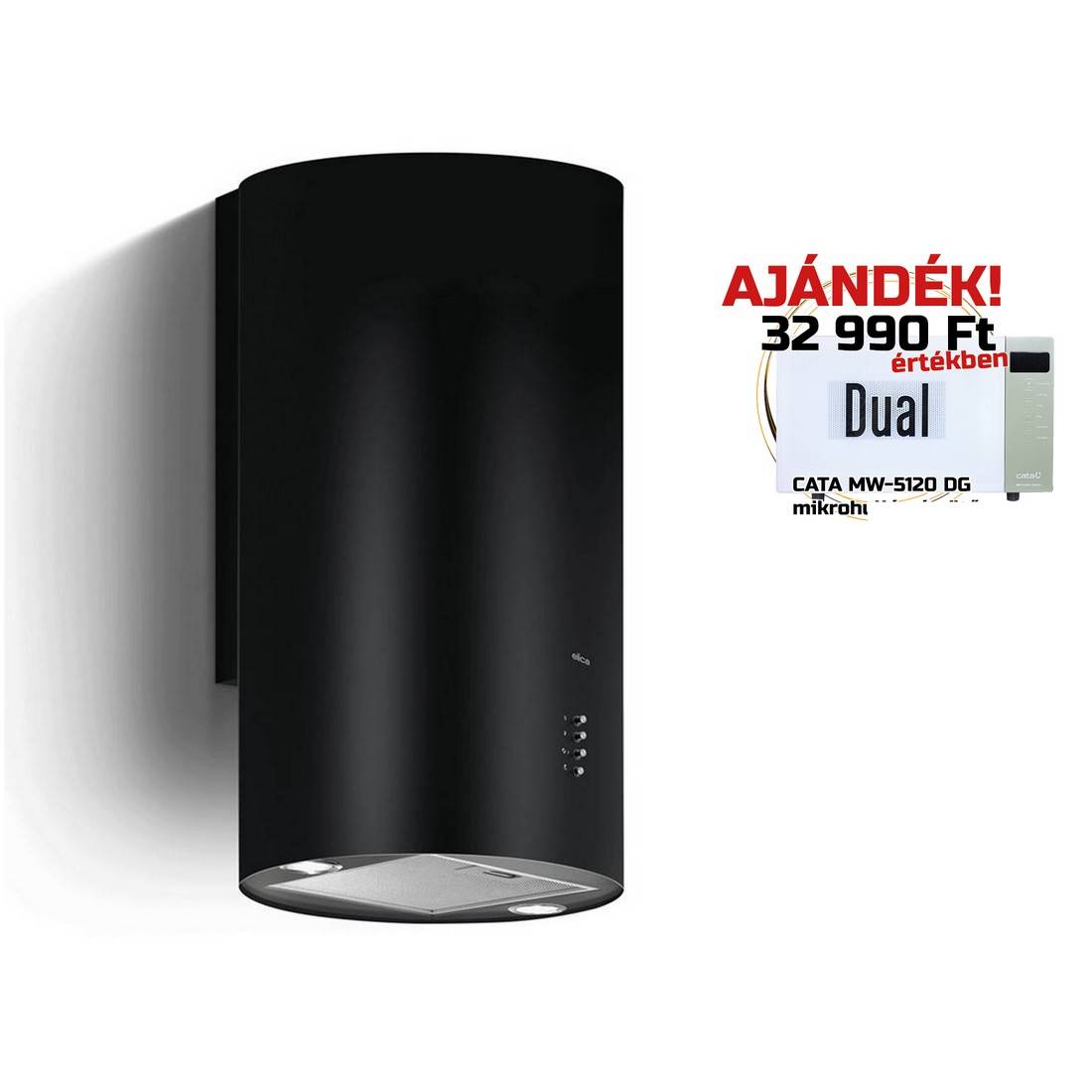 Elica - Páraelszívó TUBE PRO BL MAT/A/43 + Mikro MW-5120B