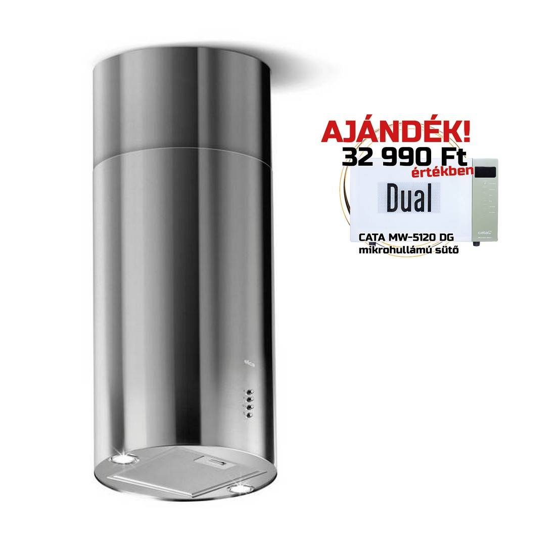 Elica - Páraelszívó TUBE PRO ISLAND IX/A/43 + Mikro MW-5120B