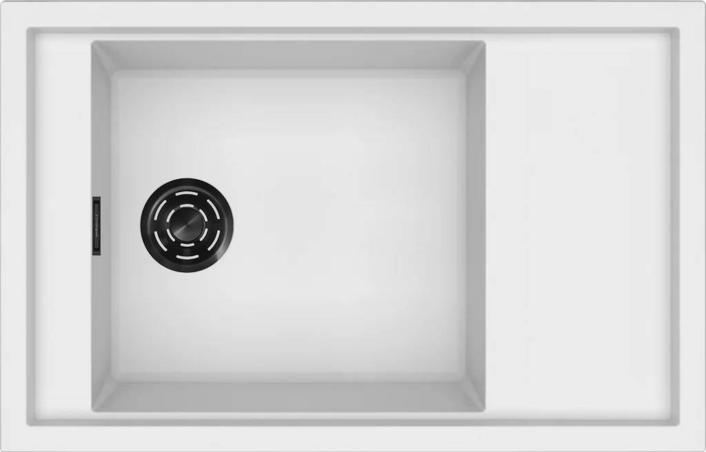 ELLECI - Mosogatótálca Sintesi 305 K96 White fekete tartozékokkal