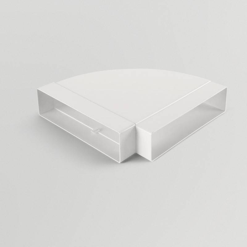 Elica - Lapos csatorna sarok 90° vízszintes 218x55 mm