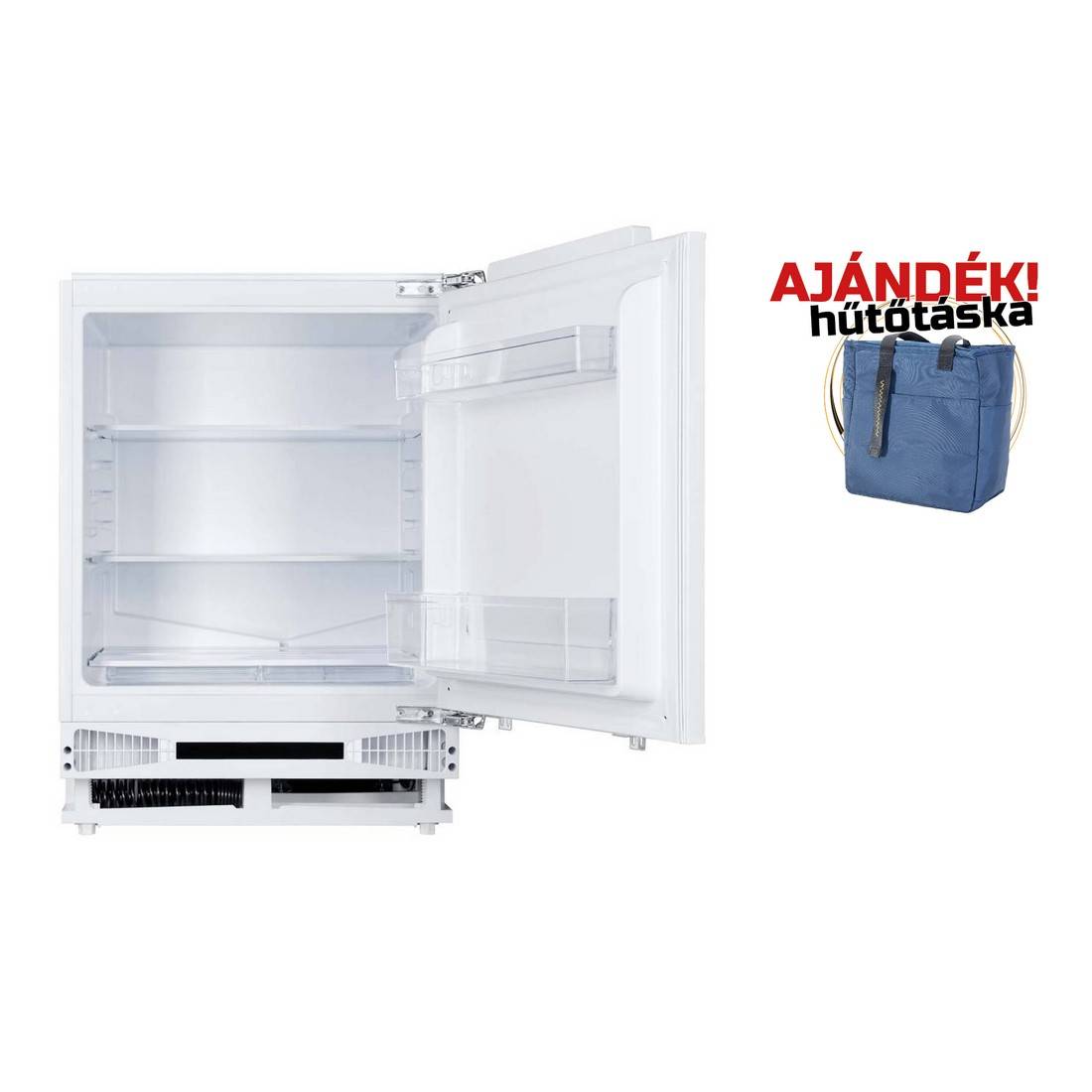 NODOR - Beépíthető hűtőszekrény NorFrost TUNDRA-82 BI + Ajándék Hűtőtáska