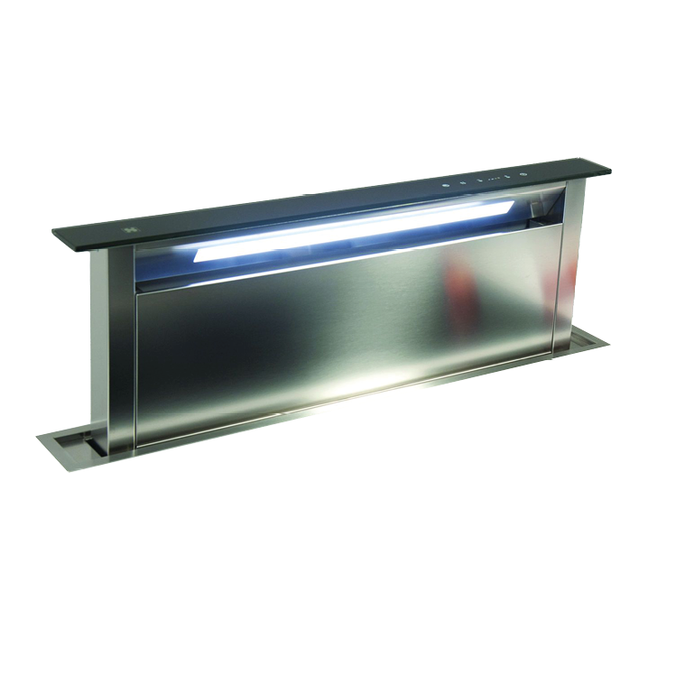 Sirius - Páraelszívó S-DD2 TC/L EM 86 fekete üveg/inox motor nélkül