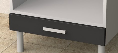 60 cm sütős fiókelőlap antracit színben