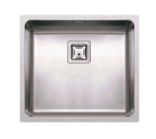 Elleci - Mosogatótálca W-Square 450 inox munkalapra, munkalap alá és szintbe is szerelhető